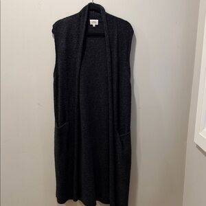 Wilfred Textured Knit Cardigan in black